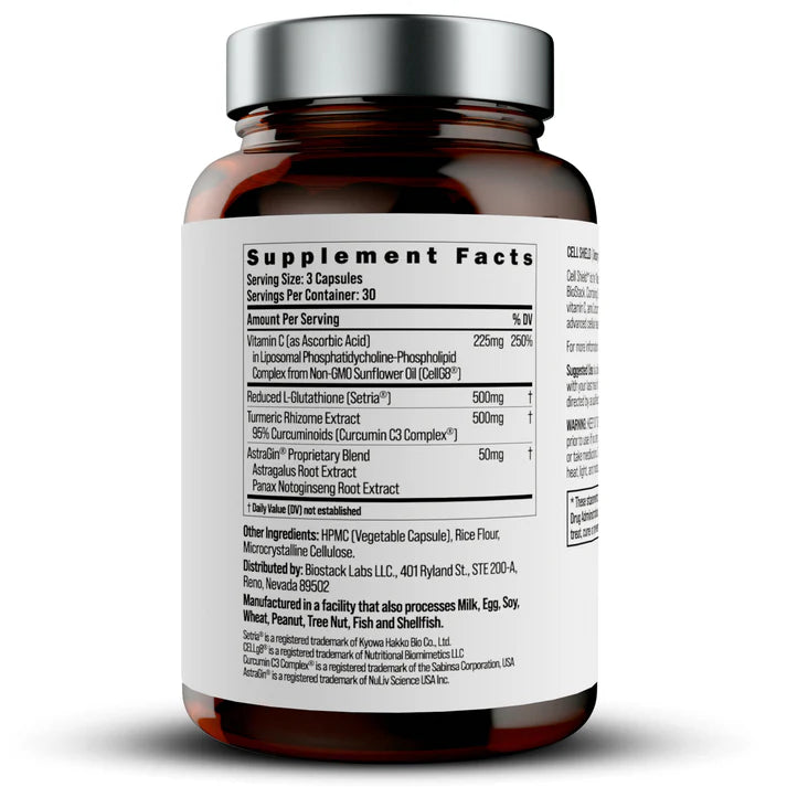 Клетъчна защита, Антиоксидантна подкрепа, Възстановяване Cell Shield Bio Stack