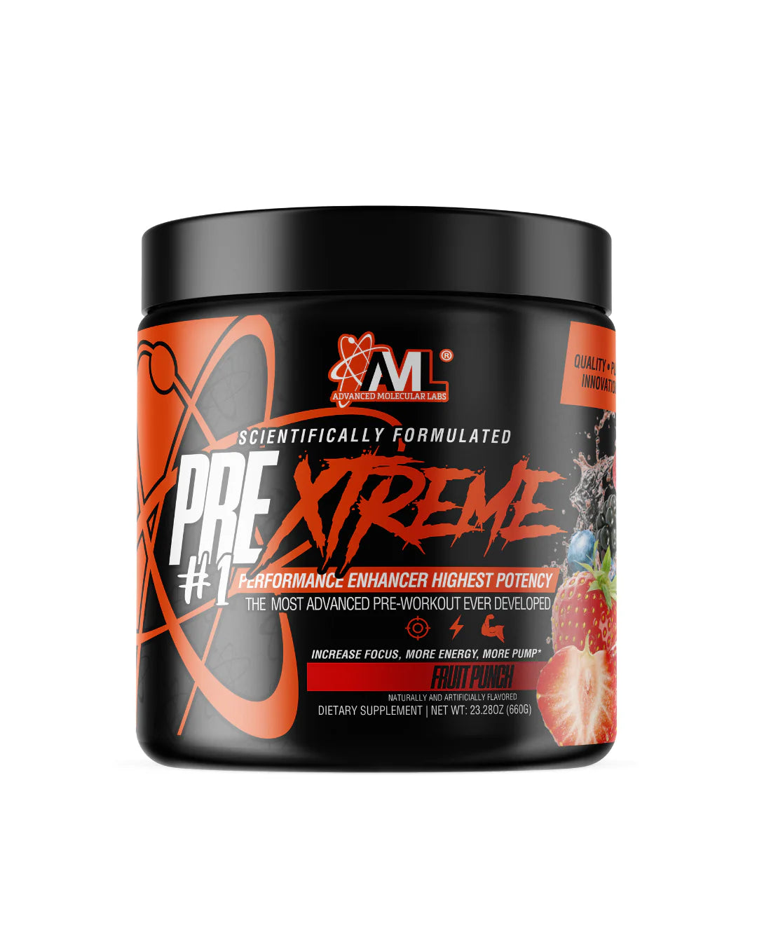 Сила, мускулна маса и издръжливост преди тренировка Preworkout X-TREME - AML